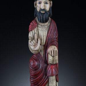 Christ en Gloire polychrome