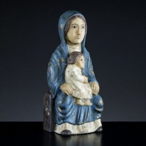 Vierge Romane polychrome