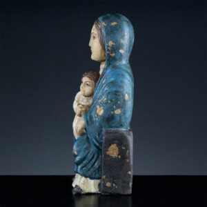 Vierge Romane polychrome